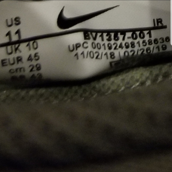 New NIKE Air Max Tailwind IV SP Digi Camo Sneakers - Picture 8 of 8